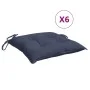 Stuhlkissen 6 Stück marineblauer Oxford-Stoff 40x40x7 cm von , Kissen für Stühle und Sofas - Ref: Foro24-378857, Preis: 47,37...