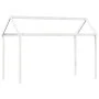 Hochbett mit Leiter und massivem Dach aus weißem Kiefernholz 80x200 cm. von , Betten und Lattenroste - Ref: Foro24-3282147, P...
