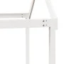 Hochbett mit Leiter und massivem Dach aus weißem Kiefernholz 80x200 cm. von , Betten und Lattenroste - Ref: Foro24-3282147, P...