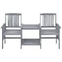 Garden chairs with table and solid acacia wood cushions by , Garden sets - Ref: Foro24-3061313, Price: 160,94 €, Discount: %