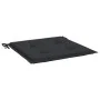 Gartenstuhlkissen 2 Stück Oxford-Stoff Schwarz 40x40x3 cm von , Kissen für Stühle und Sofas - Ref: Foro24-314016, Preis: 24,2...