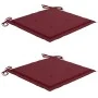Klappbare Garten-Essgruppe mit 3-teiligen Kissen aus Teakholz von , Gartensets - Ref: Foro24-3063207, Preis: 169,13 €, Rabatt: %