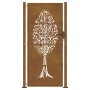 Gartentor aus Cortenstahl, Baumdesign, 105 x 205 cm von , Gartentore - Ref: Foro24-153165, Preis: 266,59 €, Rabatt: %
