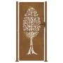 Gartentor aus Cortenstahl, Baumdesign, 105 x 205 cm von , Gartentore - Ref: Foro24-153165, Preis: 260,90 €, Rabatt: %
