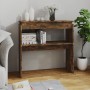 Konsolentisch aus geräuchertem Eichensperrholz, 80 x 30 x 80 cm von , Seitentische - Ref: Foro24-815216, Preis: 39,02 €, Raba...