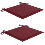 Klappbare Gartenstühle, 2 Stück, Kissen aus massivem Akazienholz von , Gartenstühle - Ref: Foro24-3064491, Preis: 129,82 €, R...