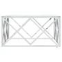 Couchtisch aus Edelstahl und silbernem Glas, 80 x 80 x 40 cm von , Couchtisch - Ref: Foro24-349971, Preis: 172,85 €, Rabatt: %