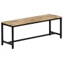 Solid raw mango wood dining bench 120 cm by , Dining and kitchen benches - Ref: Foro24-247814, Price: 171,47 €, Discount: %