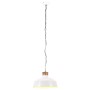 Lámpara colgante industrial 42 cm blanca E27