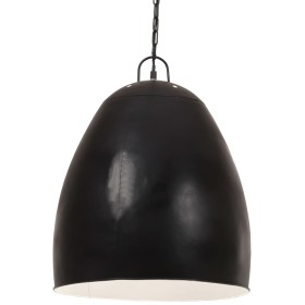 Round black industrial pendant lamp 25 W 42 cm E27 by vidaXL, Lamps - Ref: Foro24-320557, Price: 53,03 €, Discount: %
