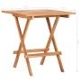 3-piece bistro set with red-red cushions in solid teak wood by , Garden sets - Ref: Foro24-3063234, Price: 203,56 €, Discount: %