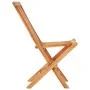 3-piece bistro set with red-red cushions in solid teak wood by , Garden sets - Ref: Foro24-3063234, Price: 203,56 €, Discount: %