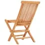3-piece bistro set with red-red cushions in solid teak wood by , Garden sets - Ref: Foro24-3063234, Price: 203,56 €, Discount: %