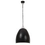 Round black industrial pendant lamp 25 W 42 cm E27 by vidaXL, Lamps - Ref: Foro24-320557, Price: 53,03 €, Discount: %