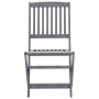 Folding garden chairs 2 pcs cushions solid acacia wood by , Garden chairs - Ref: Foro24-3064543, Price: 142,60 €, Discount: %