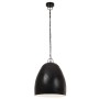 Round black industrial pendant lamp 25 W 42 cm E27 by vidaXL, Lamps - Ref: Foro24-320557, Price: 53,03 €, Discount: %
