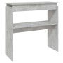 Grauer Konsolentisch aus Holzwerkstoff, 80 x 30 x 80 cm von , Seitentische - Ref: Foro24-808318, Preis: 41,39 €, Rabatt: %