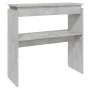 Gray engineered wood console table 80x30x80 cm by , Side tables - Ref: Foro24-808318, Price: 40,80 €, Discount: %