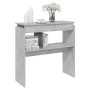 Grauer Konsolentisch aus Holzwerkstoff, 80 x 30 x 80 cm von , Seitentische - Ref: Foro24-808318, Preis: 41,39 €, Rabatt: %
