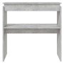 Grauer Konsolentisch aus Holzwerkstoff, 80 x 30 x 80 cm von , Seitentische - Ref: Foro24-808318, Preis: 41,39 €, Rabatt: %