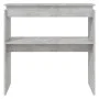 Gray engineered wood console table 80x30x80 cm by , Side tables - Ref: Foro24-808318, Price: 40,80 €, Discount: %