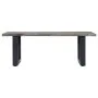 Grauer Couchtisch aus massiver Akazie mit Naturkante, 115 x 60 x 40 cm von , Couchtisch - Ref: Foro24-247829, Preis: 150,58 €...