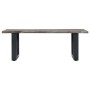 Gray solid acacia natural edge coffee table 115x60x40 cm by , Coffee table - Ref: Foro24-247829, Price: 152,79 €, Discount: %