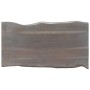 Gray solid acacia natural edge coffee table 115x60x40 cm by , Coffee table - Ref: Foro24-247829, Price: 152,79 €, Discount: %