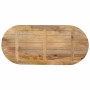 Ovale Tischplatte aus massivem Mangoholz 90x40x3,8 cm von , Tischplatten - Ref: Foro24-370133, Preis: 56,58 €, Rabatt: %