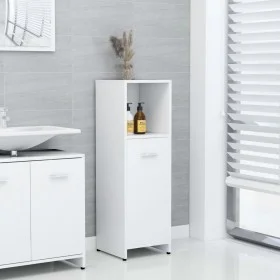 Badezimmerschrank aus Sperrholz weiß 30x30x95 cm von vidaXL, Badezimmermöbel - Ref: Foro24-802588, Preis: 44,59 €, Rabatt: %