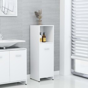 Badezimmerschrank aus Sperrholz weiß 30x30x95 cm von vidaXL, Badezimmermöbel - Ref: Foro24-802588, Preis: 45,69 €, Rabatt: %