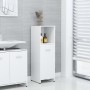 Badezimmerschrank aus Sperrholz weiß 30x30x95 cm von vidaXL, Badezimmermöbel - Ref: Foro24-802588, Preis: 45,69 €, Rabatt: %