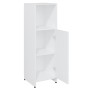 Badezimmerschrank aus Sperrholz weiß 30x30x95 cm von vidaXL, Badezimmermöbel - Ref: Foro24-802588, Preis: 45,69 €, Rabatt: %