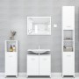 Badezimmerschrank aus Sperrholz weiß 30x30x95 cm von vidaXL, Badezimmermöbel - Ref: Foro24-802588, Preis: 45,69 €, Rabatt: %