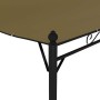 Toldo parasol gris taupe 3x2,4 cm 180 g/m²