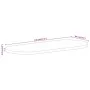 Tablero de mesa ovalado madera maciza de mango 120x60x3,8 cm de , Tableros para mesas - Ref: Foro24-370160, Precio: 170,61 €,...