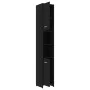 Glossy black plywood bathroom cabinet 30x30x183.5 cm by vidaXL, Bathroom furniture - Ref: Foro24-802598, Price: 69,67 €, Disc...