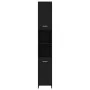 Armario baño madera contrachapada negro brillo 30x30x183,5 cm de vidaXL, Muebles de baño - Ref: Foro24-802598, Precio: 69,67 ...