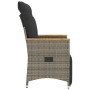 Gartenliege mit grauen synthetischen Rattankissen von , Gartenstühle - Ref: Foro24-365665, Preis: 136,60 €, Rabatt: %