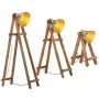 Floor lamp 3 pcs solid mango wood brass E27 by vidaXL, Lamps - Ref: Foro24-320592, Price: 203,16 €, Discount: %