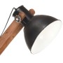 Solid mango wood floor lamp in black with E27 socket by vidaXL, Lamps - Ref: Foro24-320581, Price: 127,73 €, Discount: %