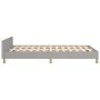 Bed frame with headboard light gray fabric 120x190 cm by , Beds and slatted bases - Ref: Foro24-3270513, Price: 173,55 €, Dis...