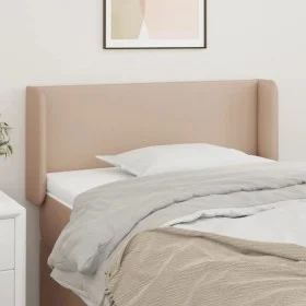 Kopfteil aus Cappuccino-Kunstleder, 83 x 16 x 78/88 cm von , Kopf- und Fußteile - Ref: Foro24-3118565, Preis: 44,77 €, Rabatt: %