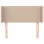 Cappuccino synthetic leather headboard 83x16x78/88 cm by , Headboards and footboards - Ref: Foro24-3118565, Price: 46,09 €, D...