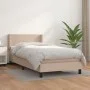 Cama box spring con colchón cuero sintético capuchino 80x200 cm de , Camas y somieres - Ref: Foro24-3130630, Precio: 274,50 €...