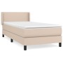 Box spring bed with cappuccino synthetic leather mattress 80x200 cm by , Beds and slatted bases - Ref: Foro24-3130630, Price:...