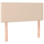 Box spring bed with cappuccino synthetic leather mattress 80x200 cm by , Beds and slatted bases - Ref: Foro24-3130630, Price:...