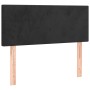 Box spring bed with mattress and LED black velvet 120x200 cm by , Beds and slatted bases - Ref: Foro24-3134275, Price: 373,50...
