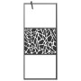 Mampara ducha vidrio esmerilado diseño piedras negro 90x195 cm von , Duschwände und Duschwände - Ref: Foro24-151881, Preis: 1...