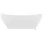 Luxuriöses Waschbecken mit mattweißem Keramiküberlauf 58,5 x 39 cm von vidaXL, Sinkt - Ref: Foro24-146932, Preis: 100,66 €, R...